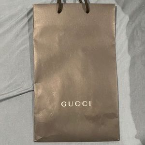 Authentic Gucci shopping bag